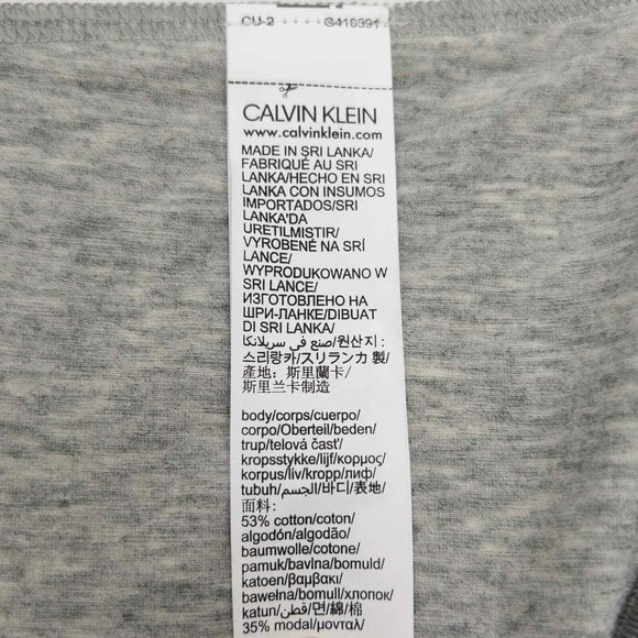 CALVIN KLEIN Women's Modern Cotton Bikini Bottom Size XL NWT Grey Heather - 0160 - Picture 6 of 9